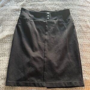 Black above the Knee Length Pencil Skirt size 6